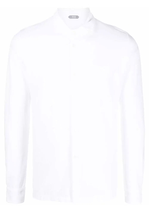 Zanone long-sleeved cotton shirt - White