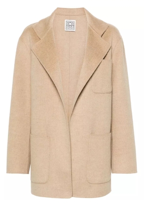 TOTEME notched-lapels mélange jacket - Neutrals
