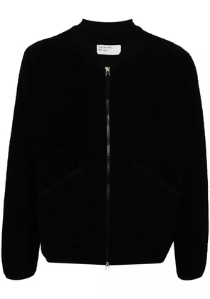 Universal Works zipped bomber jacket - Black
