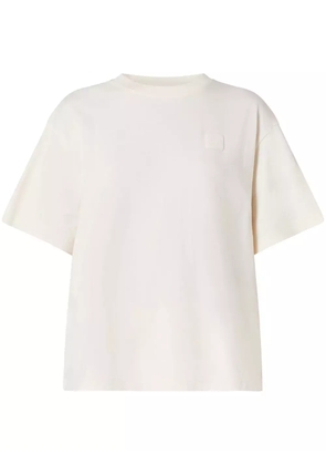 Lacoste badge washed T-shirt - Neutrals