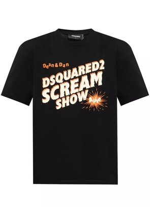 DSQUARED2 Scream Show cotton T-shirt - Black