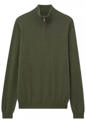 Pringle of Scotland half-zip cashmere jumper - Green