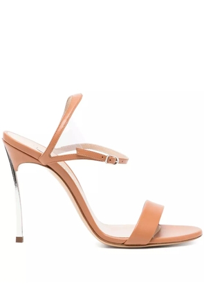 Casadei Blade V Celebrity 110mm sandals - Brown