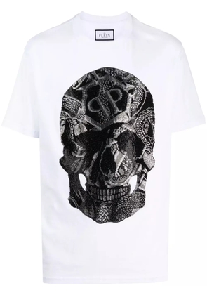 Philipp Plein SS Snake round-neck T-shirt - White