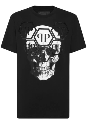 Philipp Plein SS Stones Skull t-shirt - Black