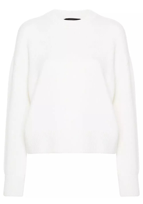 Fabiana Filippi crew-neck merino jumper - White