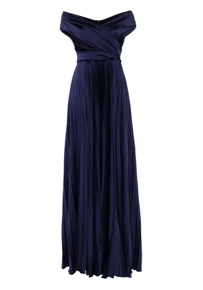 Talbot Runhof Konfuzius3 maxi dress - Blue