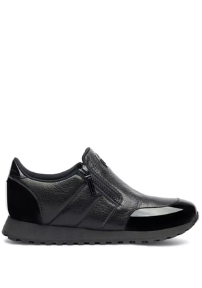 Giuseppe Zanotti Ilde Run double-zip low-top sneakers - Black