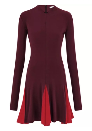 Ferragamo colourblock skater dress - Red