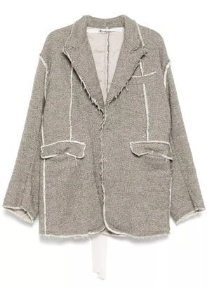 midorikawa raw edge blazer - Grey