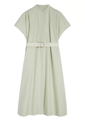 Jil Sander belted midi dress - Green