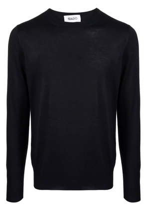 ERALDO crew-neck cashmere-blend jumper - Blue