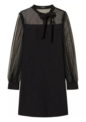 TWINSET tie-fastening mini dress - Black