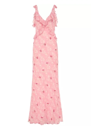 LoveShackFancy Orcene maxi dress - Pink