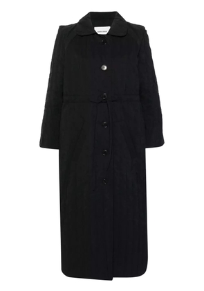 Henrik Vibskov Long Bind quilted coat - Black