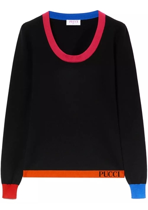 PUCCI colour-block jumper - Black