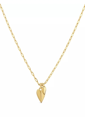 Dinny Hall Folded Heart pendant charm - Gold