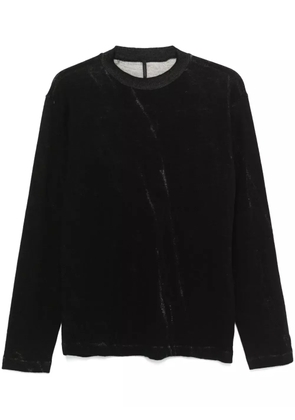 Transit jacquard virgin-wool sweater - Black