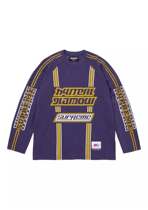 Supreme x Hysteric Glamour logo-print T-shirt - Purple