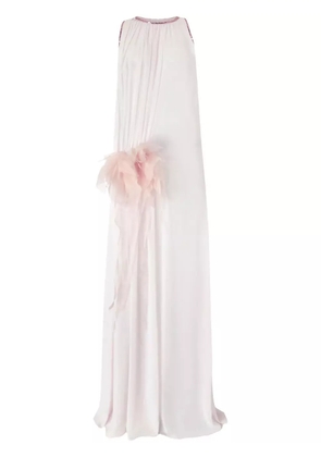 Genny embroidered maxi dress - Pink