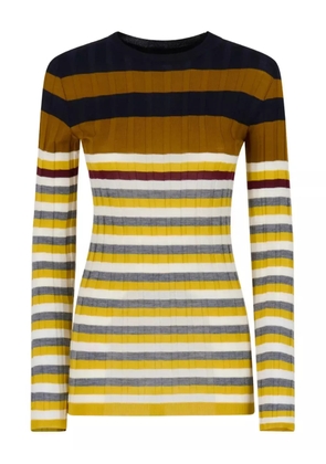 Marni virgin-wool striped sweater - Yellow