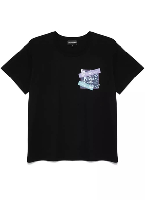 Emporio Armani logo-print T-shirt - Black