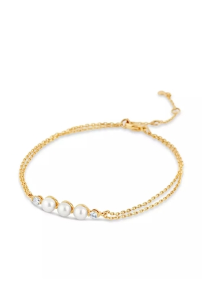 Dinny Hall 9kt yellow gold Shuga pearl and diamond bracelet