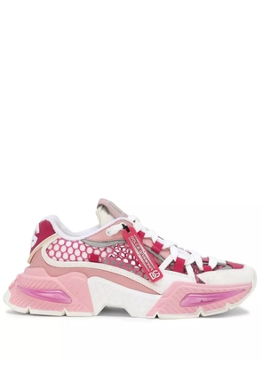 Dolce & Gabbana Airmaster chunky mesh sneakers - Pink