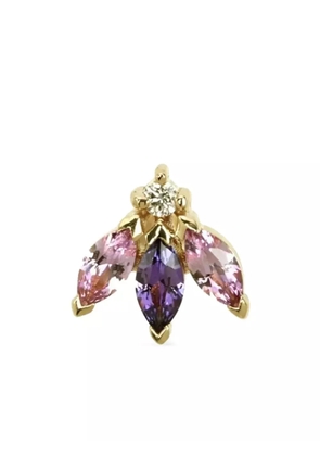 Lark & Berry 14kt yellow gold Blossom sapphire earring