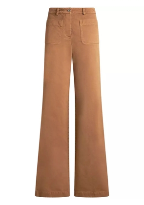 ETRO wide-leg trousers - Brown