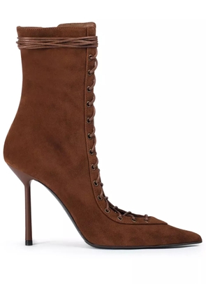 Le Silla 100mm Colette boots - Brown