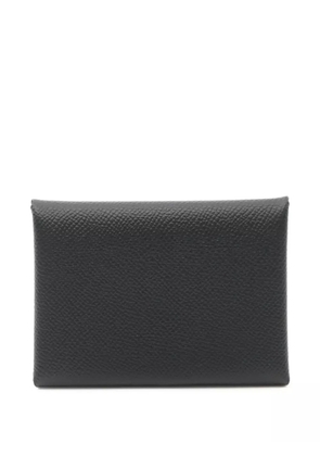 Hermès Pre-Owned 2023 Calviduo coin purse - Black