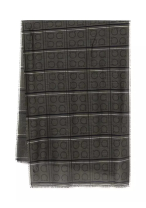 Ferragamo patterned scarf - Green