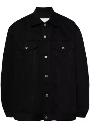 Takahiromiyashita The Soloist button-up denim jacket - Black