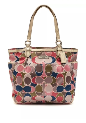 Coach Vintage signature pattern tote bag - Pink