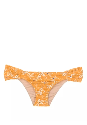 Clube Bossa Ricy floral-print bikini bottoms - Yellow