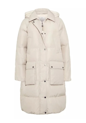 Brunello Cucinelli hooded quilted coat - Neutrals