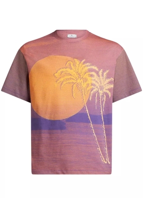 ETRO printed T-shirt - Purple