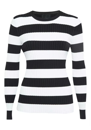 Cynthia Rowley ribbed stripe sweater - Black