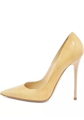 Jimmy Choo Pre-Owned 12mm point-toe pumps - Neutrals