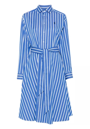 Polo Ralph Lauren striped midi dress - Blue