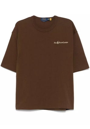 Polo Ralph Lauren logo-embroidered T-shirt - Brown