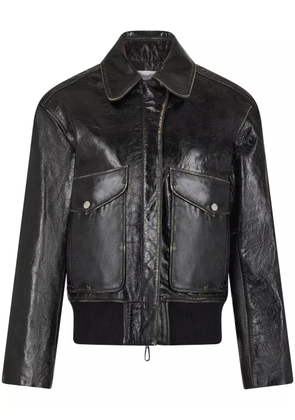 Rabanne leather jacket - Black