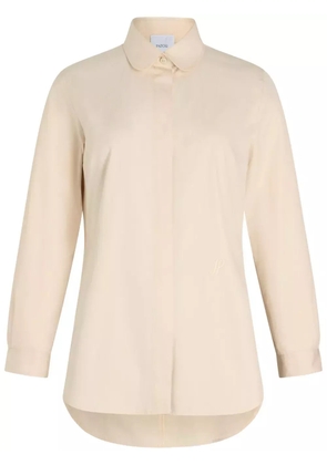 Patou tailored poplin shirt - Neutrals