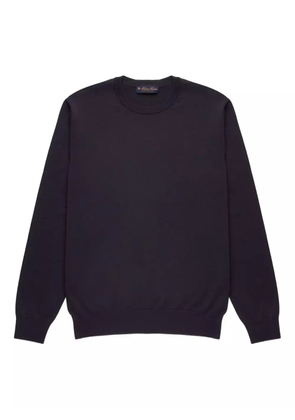 Brooks Brothers crew-neck merino wool sweater - Blue