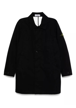 Stone Island cotton trench coat - Black