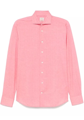 Traiano Milano cutaway-collar shirt - Pink