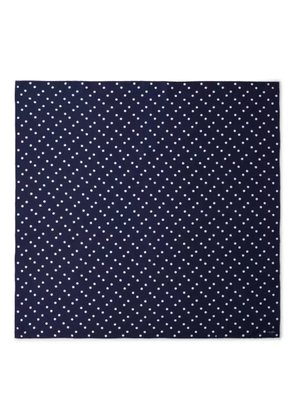 Prada printed silk twill scarf - Blue