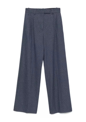 Maje pinstriped tailored trousers - Blue
