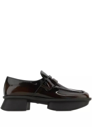 Prada patent leather loafers - Brown